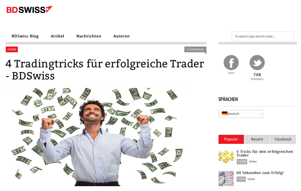 Blog BDSwiss