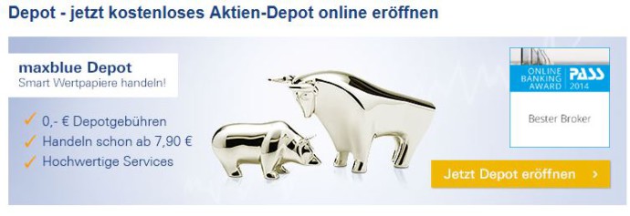 Das maxblue Depot auf einen Blick