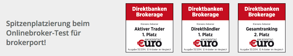 Brokerport wurde mehrfach ausgezeichnet