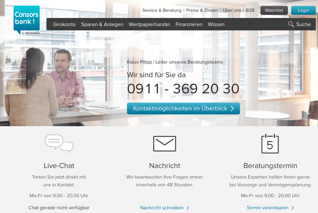 Support Consorsbank