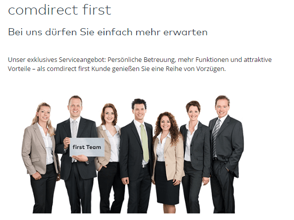 Comdirect first