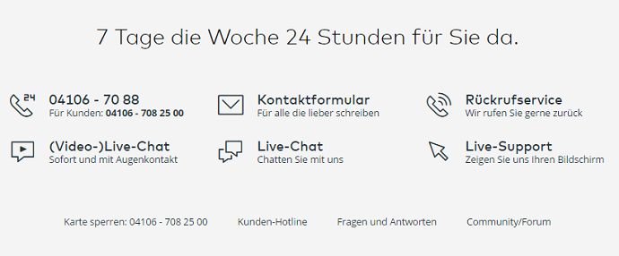 Kundenservice bei comdirect