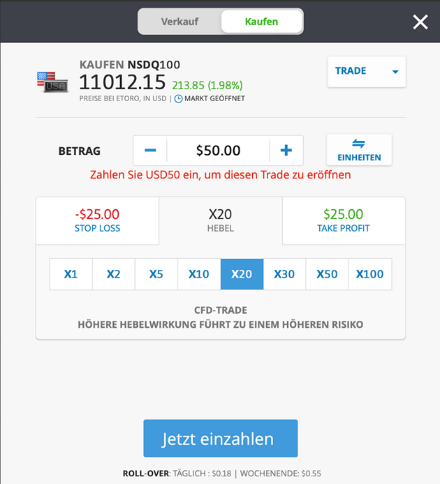 eToro Hebel 