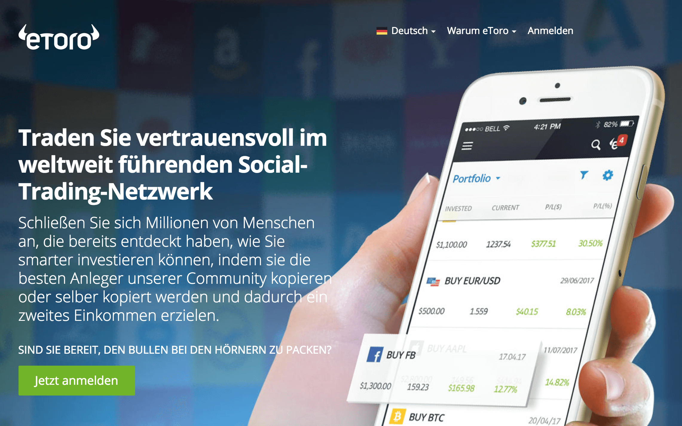 eToro Social Trading