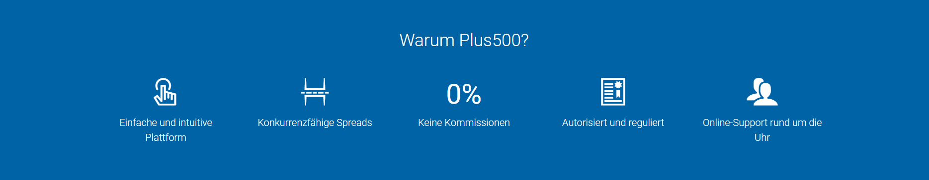 Das spricht für den Broker Plus500