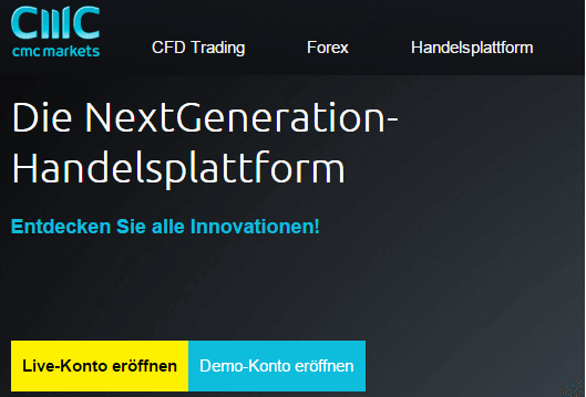 Bei CMC Markets handeln Trader über die Plattform NextGeneration.