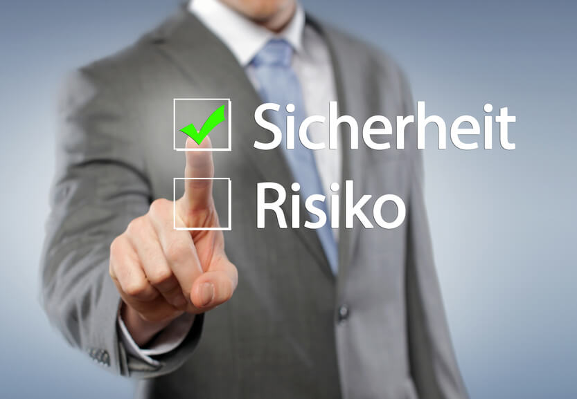 Unserer Meinung nach zeichnet sich der optimale Anlageweg nicht durch Risiko aus, sondern durch Sicherheit.
