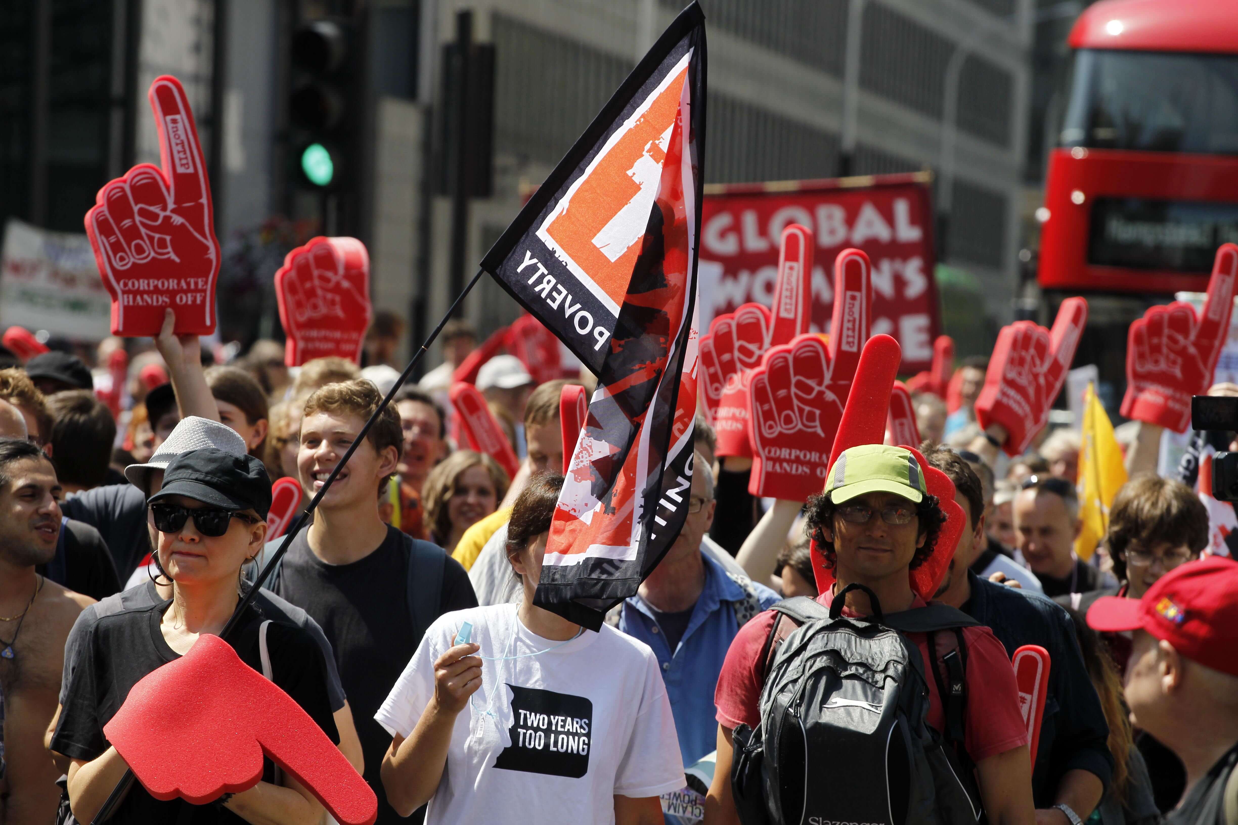 Proteste gegen TTIP in ganz Europa