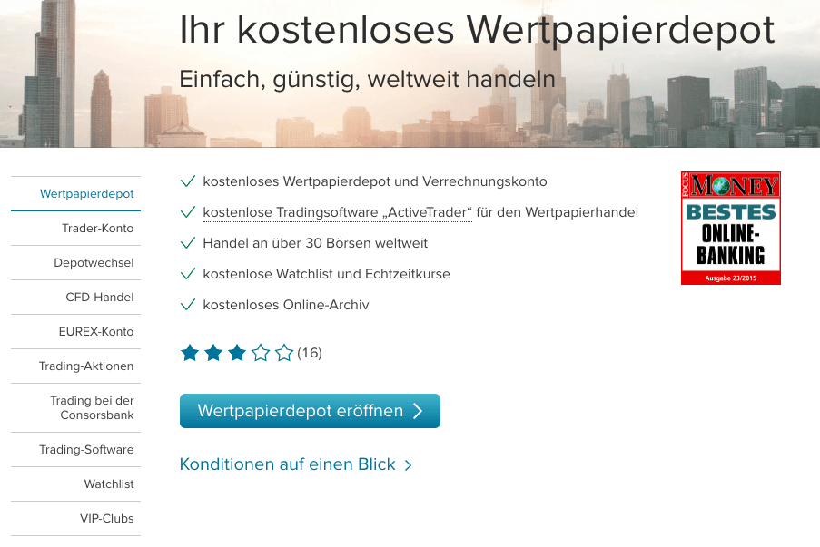 Kontoeröffnung Consors