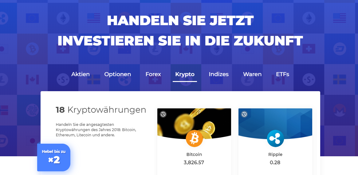 IQ Option bietet ein breites Handelsspektrum an