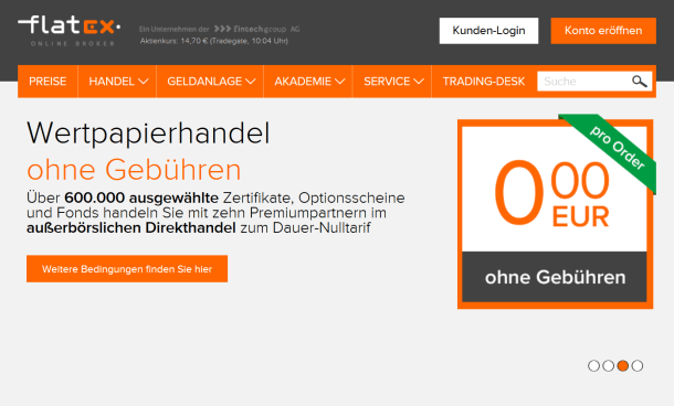 Bester Discount Broker in unserem Vergleich ist Degiro