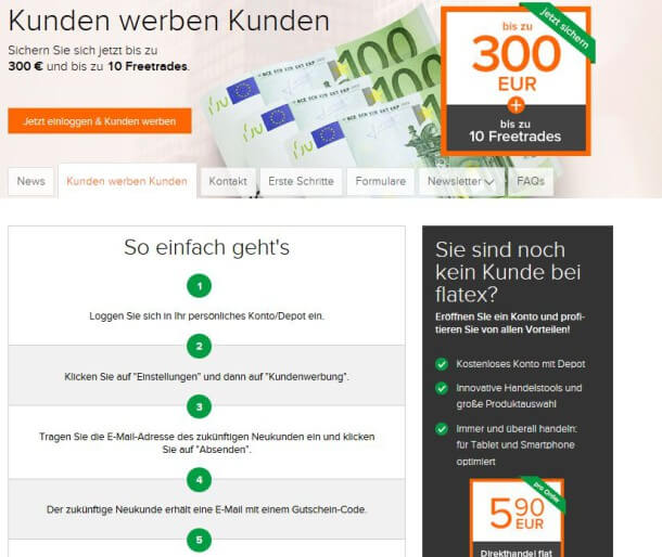 Flatex Gutschein: Bonus sichern & kostenlos traden