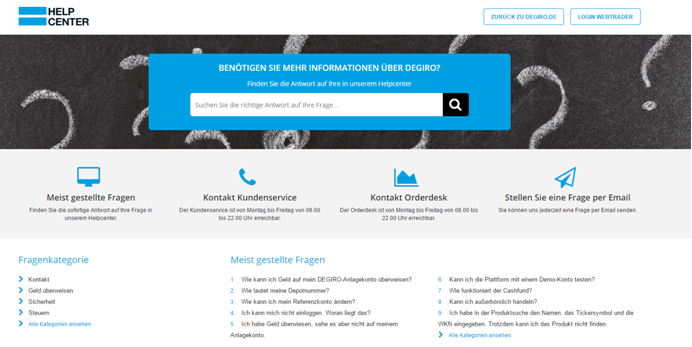 DEGIRO Help Center