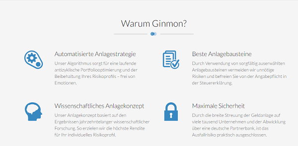 Vorteile bei Ginmon