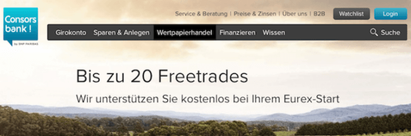 consorsbank freunde werben