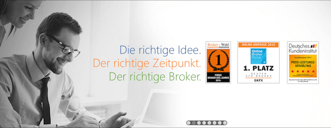 Mehrfach ausgezeichnet und mit einem sehr guten Ruf versehen - der Online-Broker GKFX