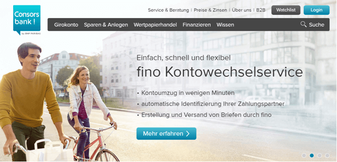 Consorsbank Kontowechselservice