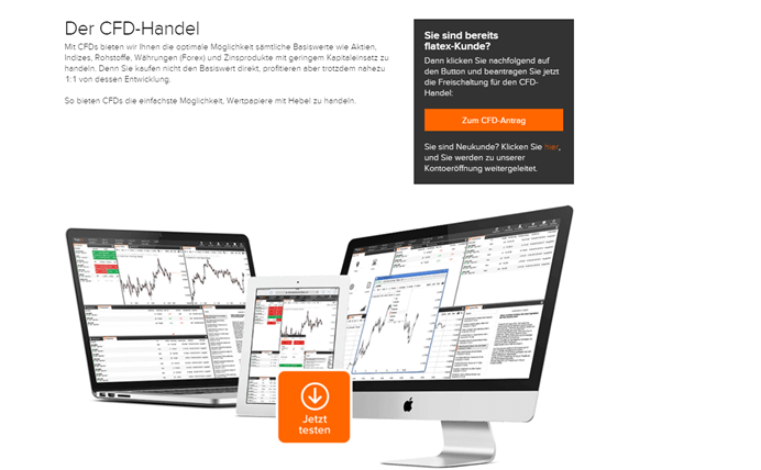 Flatex CFD-Handel