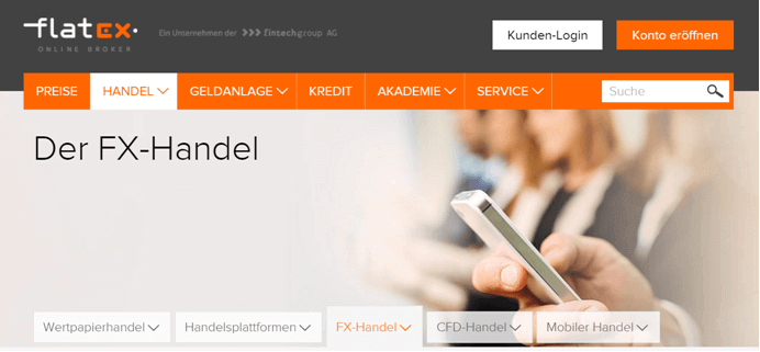 Flatex Forex-Handel
