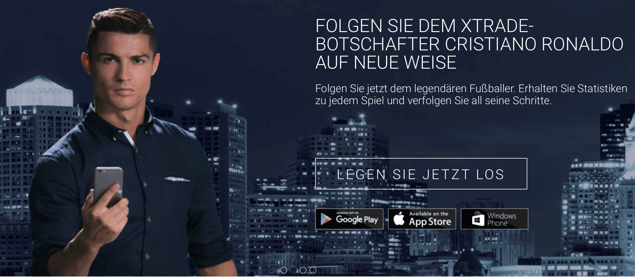 XTrade mit Angebot für Ronaldo-Fans