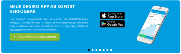 Die DEGIRO App bringt zahlreiche neue Funktionen mit sich