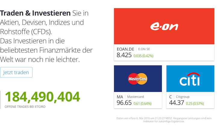 Jetzt zum Anbieter eToro