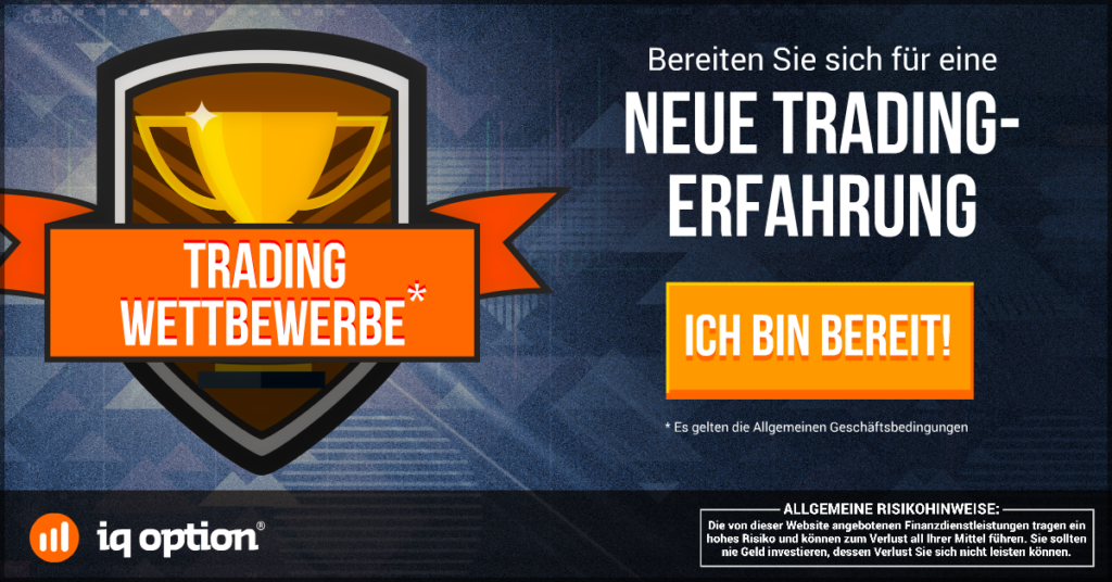 IQ Option besticht unter anderem durch Trading Wettbewerbe