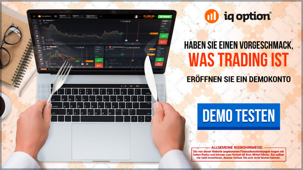 Das IQ Option Demokonto erlaubt es Tradern, den Handel von Binären Optionen zu testen.