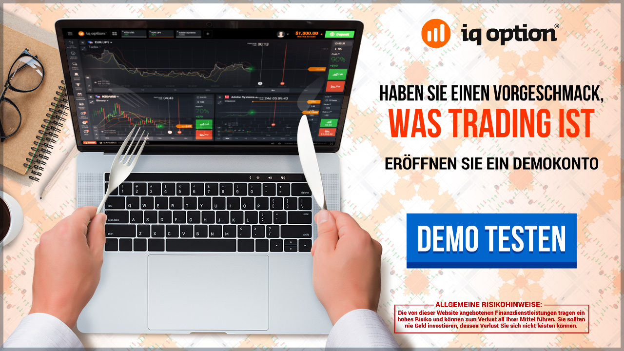 IQ Option stellt ein Demokonto zur Verfügung