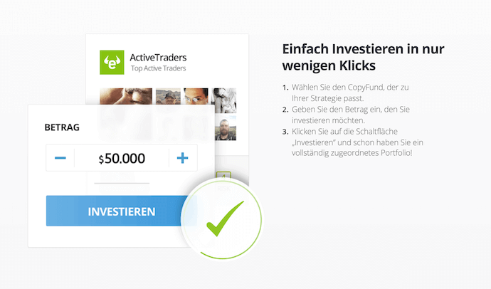 eToro CopyFunds Geldanlage