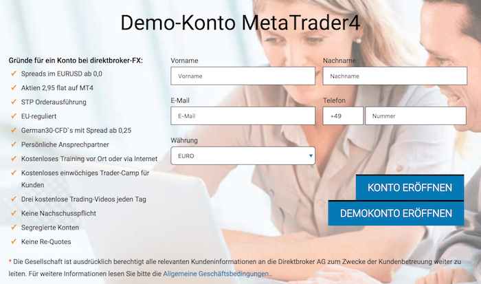 direktbroker-FX Demokonto