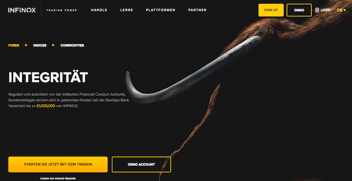 Infinox Erfahrungen von Brokervergleich.net