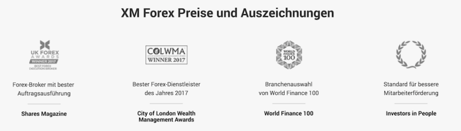 XM Auszeichnungen