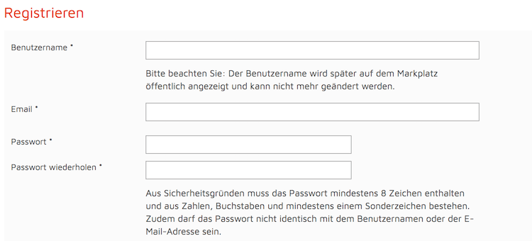 Bitcoin.de Kontoeröffnung