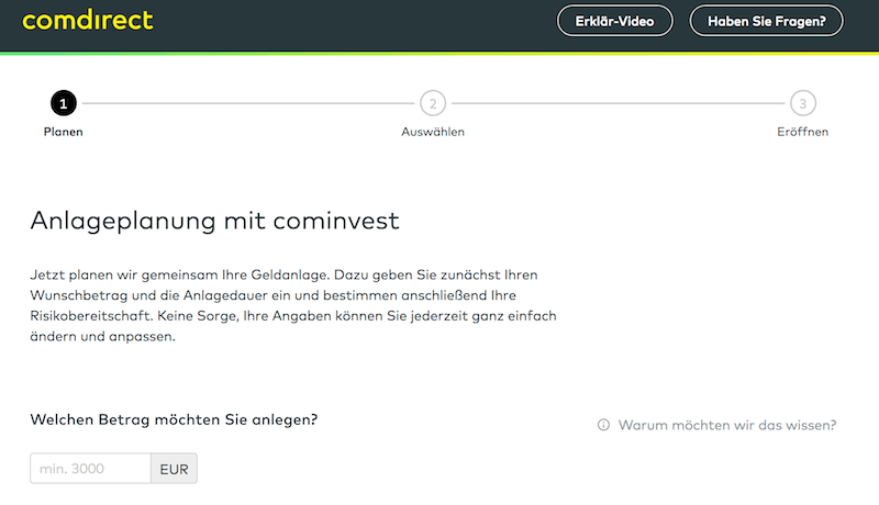 comdirect Geldanlage