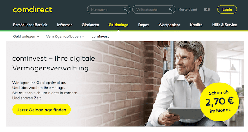 cominvest Robo-Advisor Erfahrungen von Brokervergleich.net