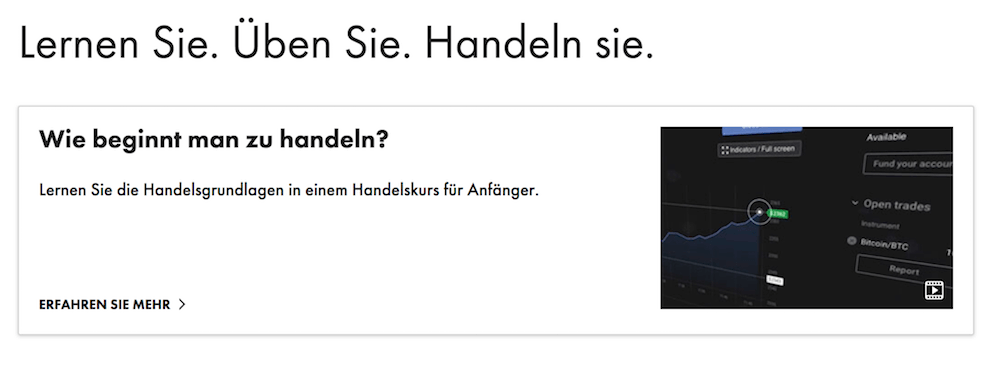 Libertex Bildungsangebot