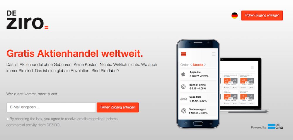 DEZIRO Homepage