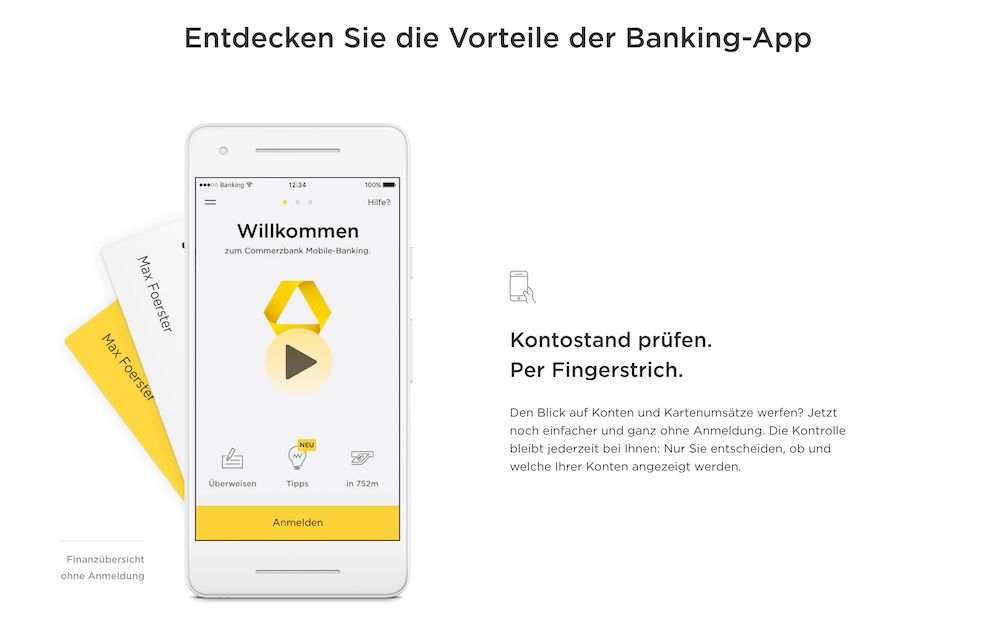 Commerzbank mobile Banking