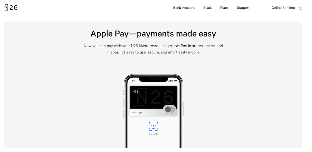 N26 Apple Pay