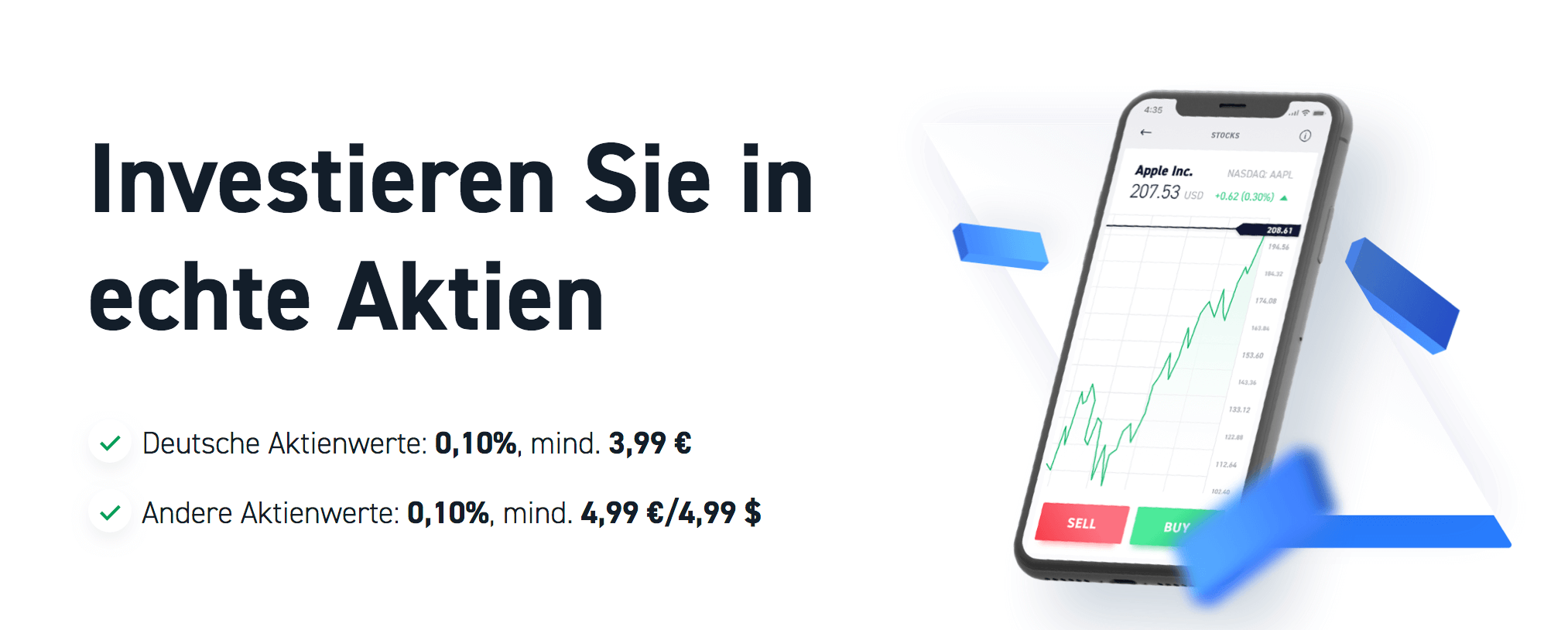 Bei XTB in Aktien investieren