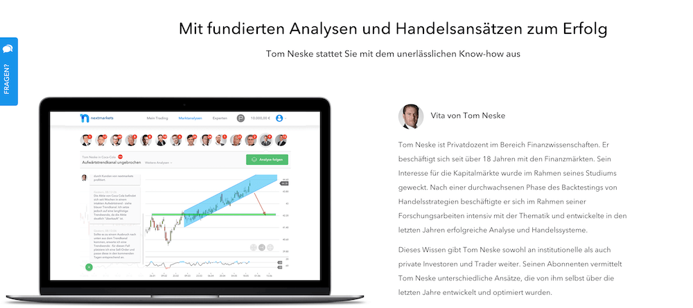 nextmarkets Coaches Profil