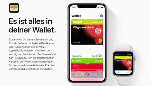 Apple Pay bezahlen