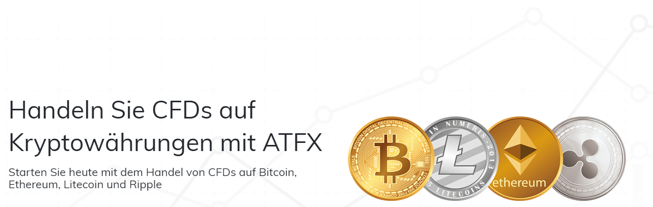 Bei ATFX können Sie auch CFDs auf Kryptowährungen handeln