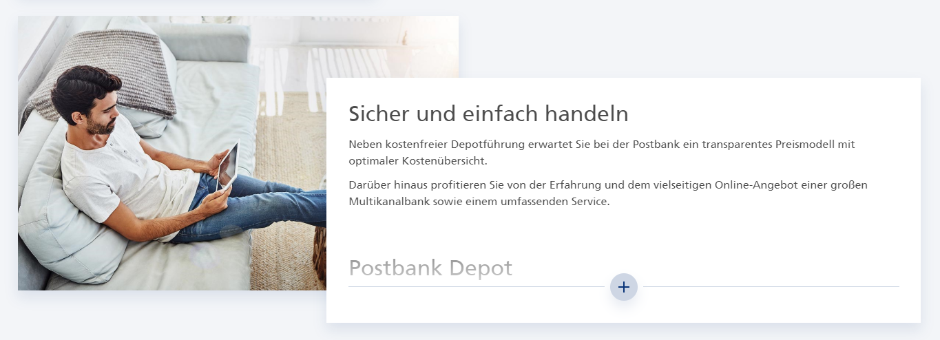 Sicher & einfach mit dem Postbank Depot handeln