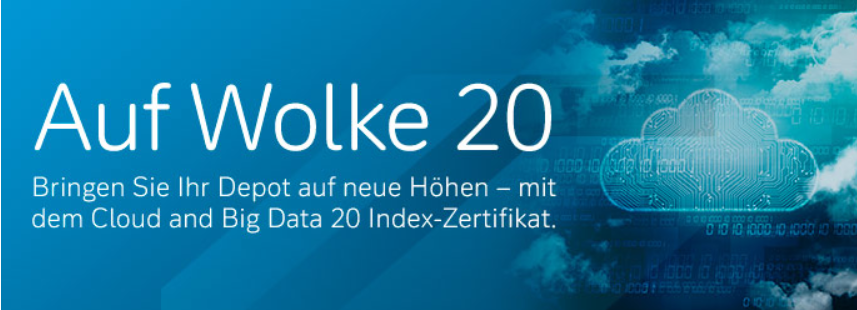 Die Deutsche Bank bietet das Big Data 20 Index-Zertifikat an