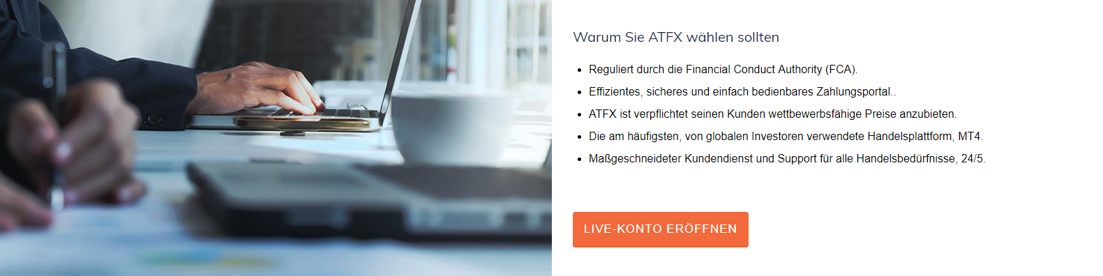 Das sind Vorteile bei ATFX